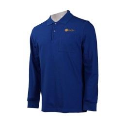 P1023 Making Blue Long Sleeve Polo Shirt Polo Shirt Shop P1023 Making Blue Long Sleeve Polo Shirt Polo Shirt Shop